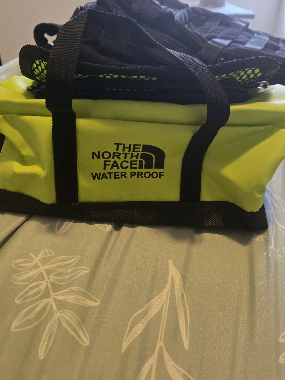 The North Face Kids Waterproof Swim Bag — Neon Yellow